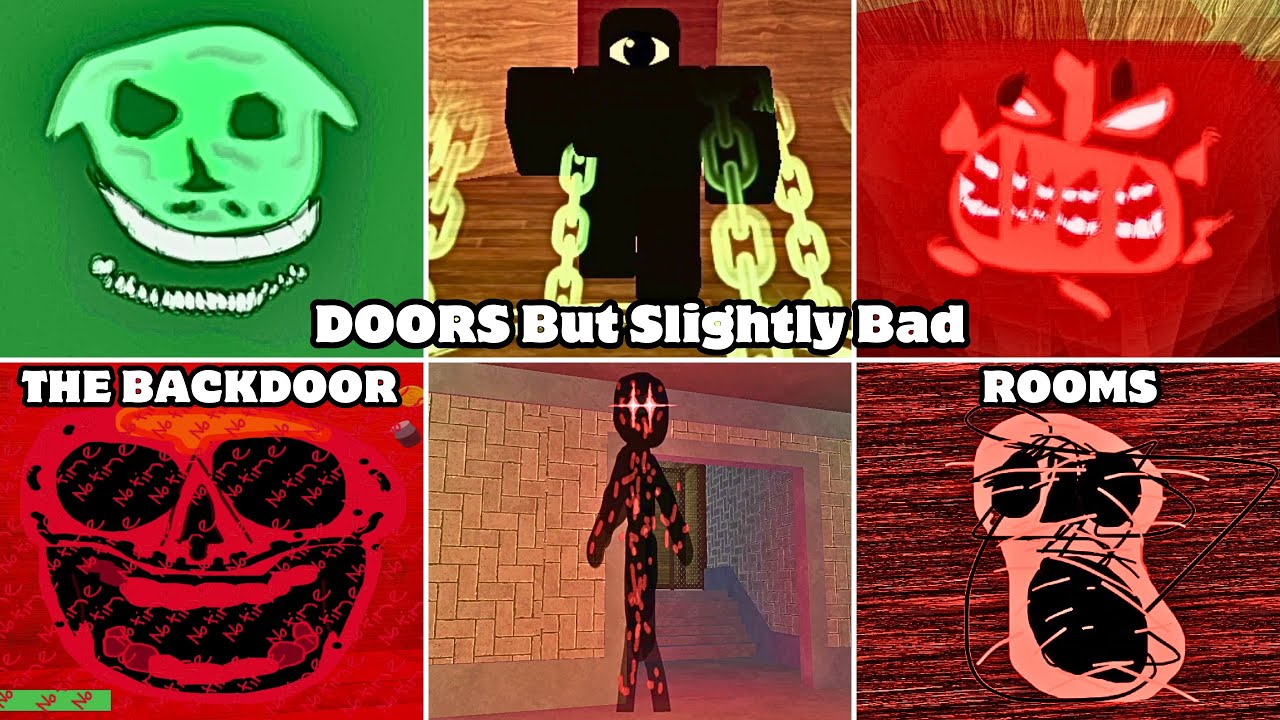 DOORS But Slightly Bad : The Backdoor + ROOMS + Seek Chase - Full Walkthrough | ROBLOX