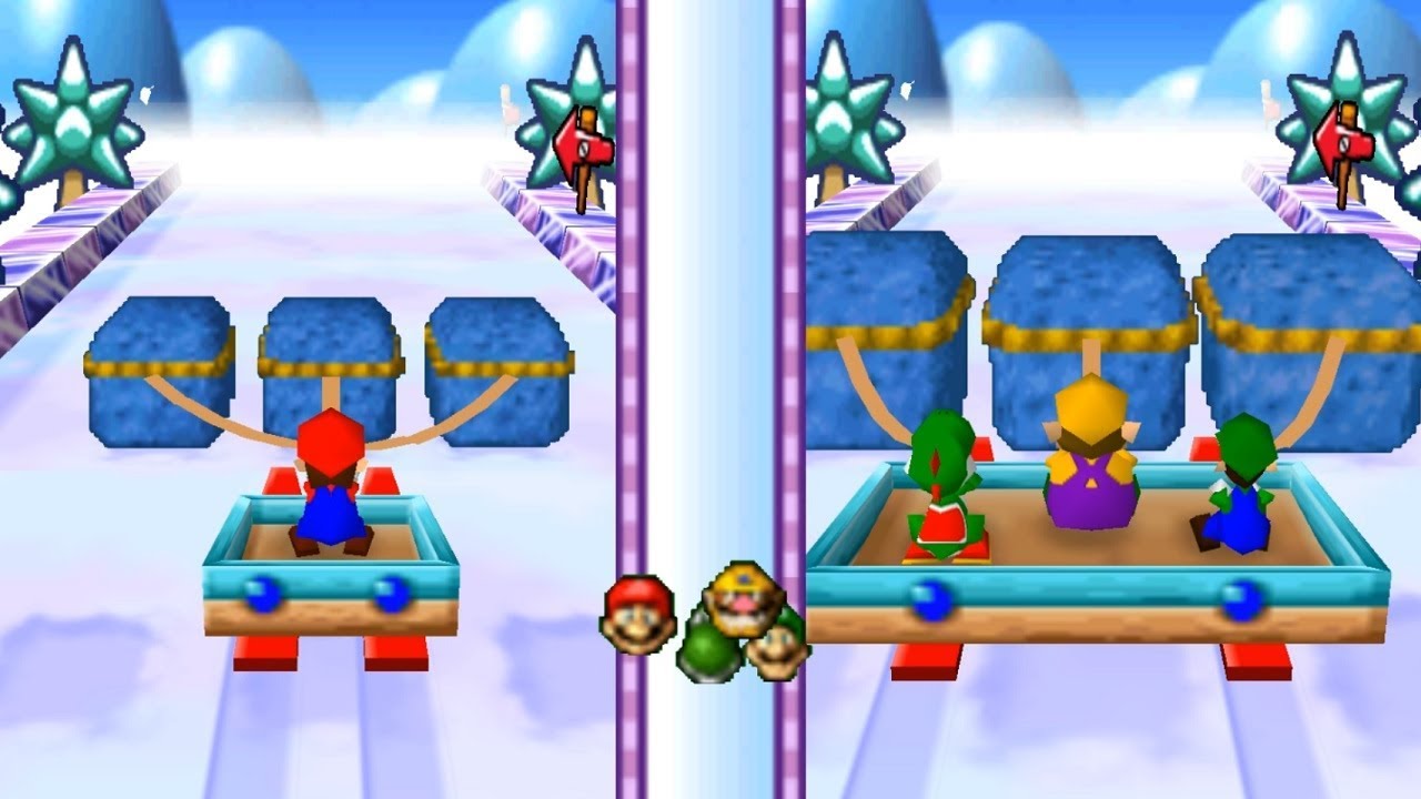 Mario Party 3 - All 2-vs-2 and 1-vs-3 Minigames