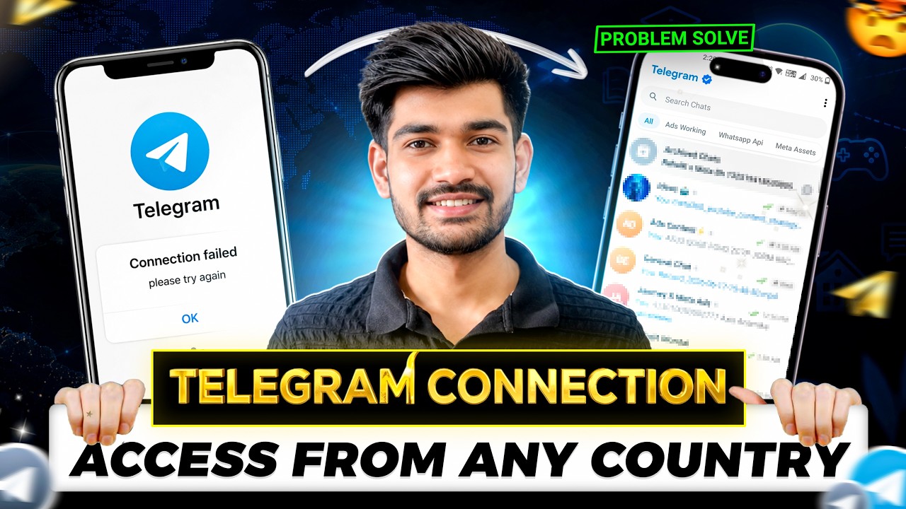 How To Use Telegram After Ban In India | Telegram Connecting Problem Solve without VPN