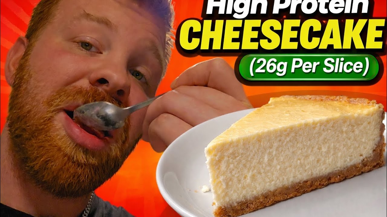 High Protein Cheesecake (26g Per Slice)