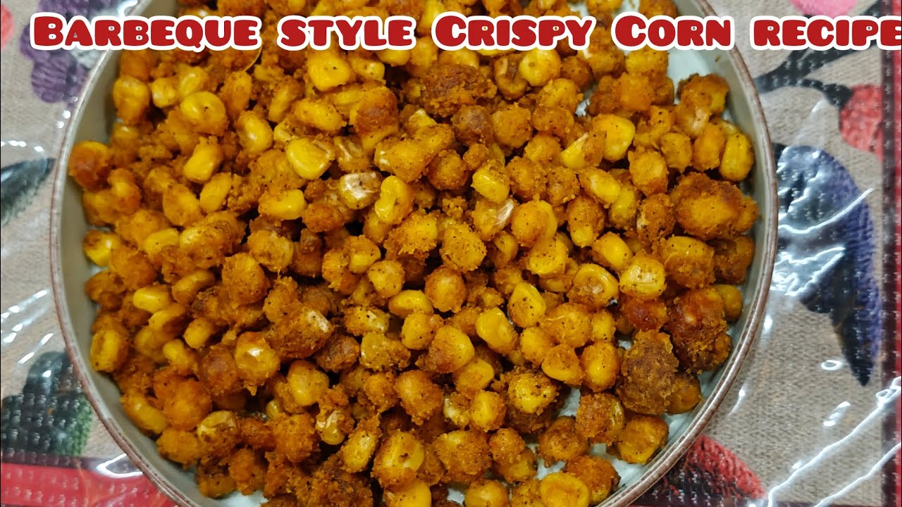 BBQ style Crispy Corn recipe| Must try! A great evening snack| Chitra's Daily Life Style 