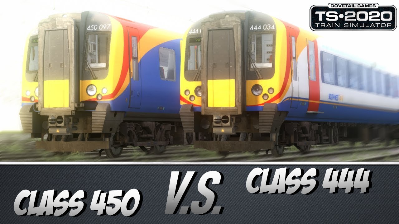 Train Simulator 2020 - Class 450 V.S. Class 444 (Race!)