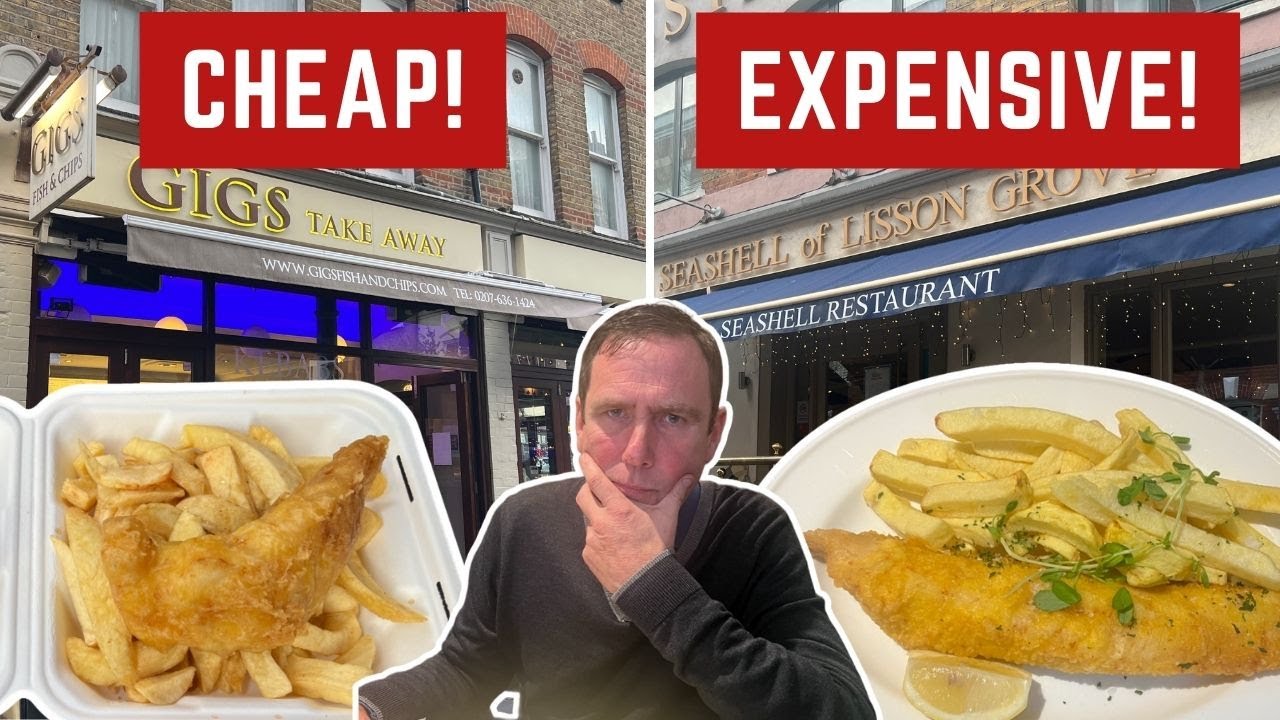 Reviewing CHEAP vs EXPENSIVE FISH and CHIPS in LONDON!