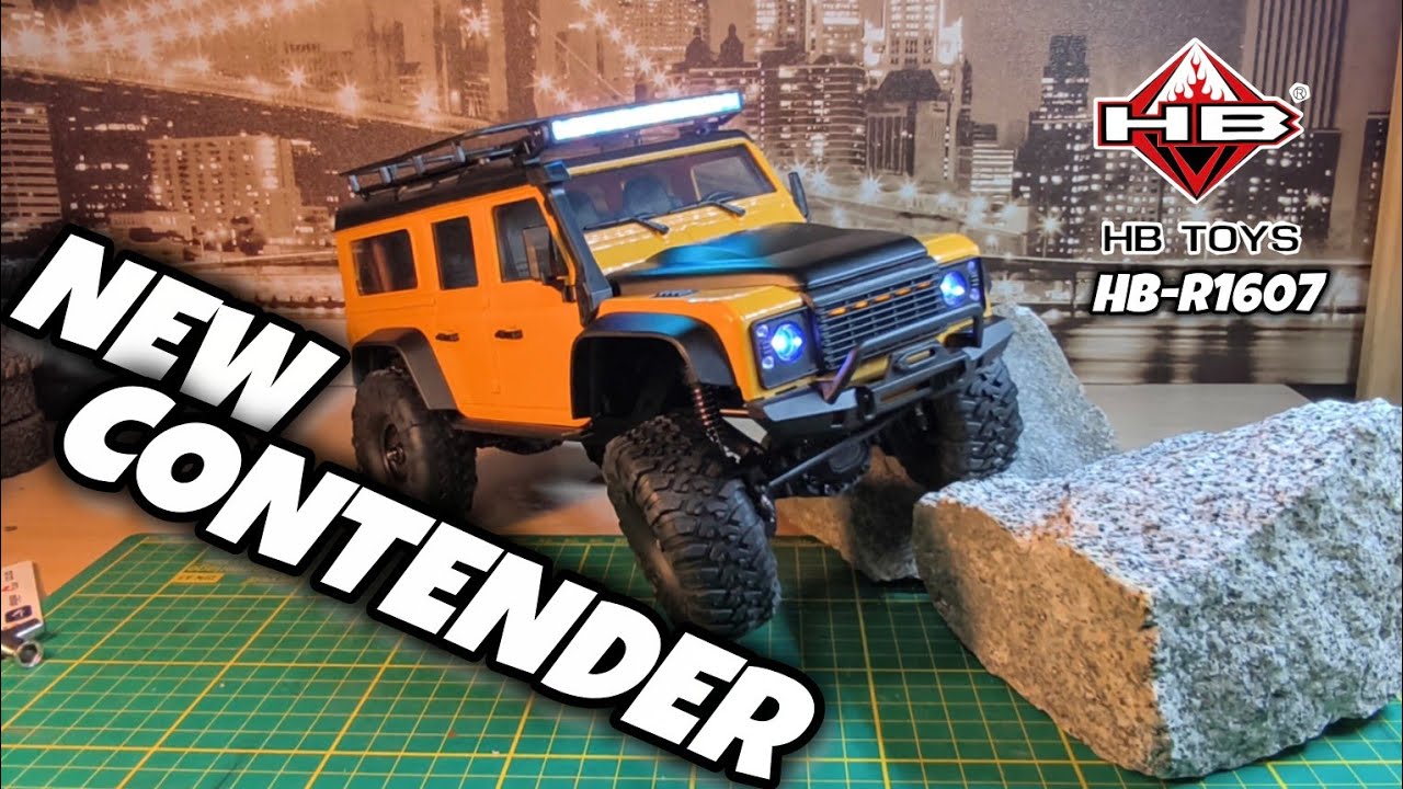 THE NEW - HB R1607 - UNBOXING - LAND ROVER DEFENDER D110 1/16 RC - REVIEW