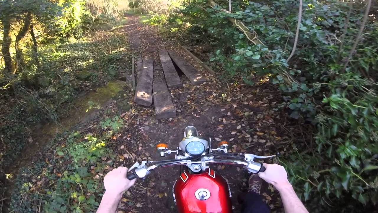 Honda CG125 Green Lane Ride GOPRO 720p