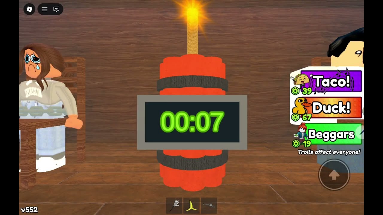 Playing another would You rather but IT actually happens game 