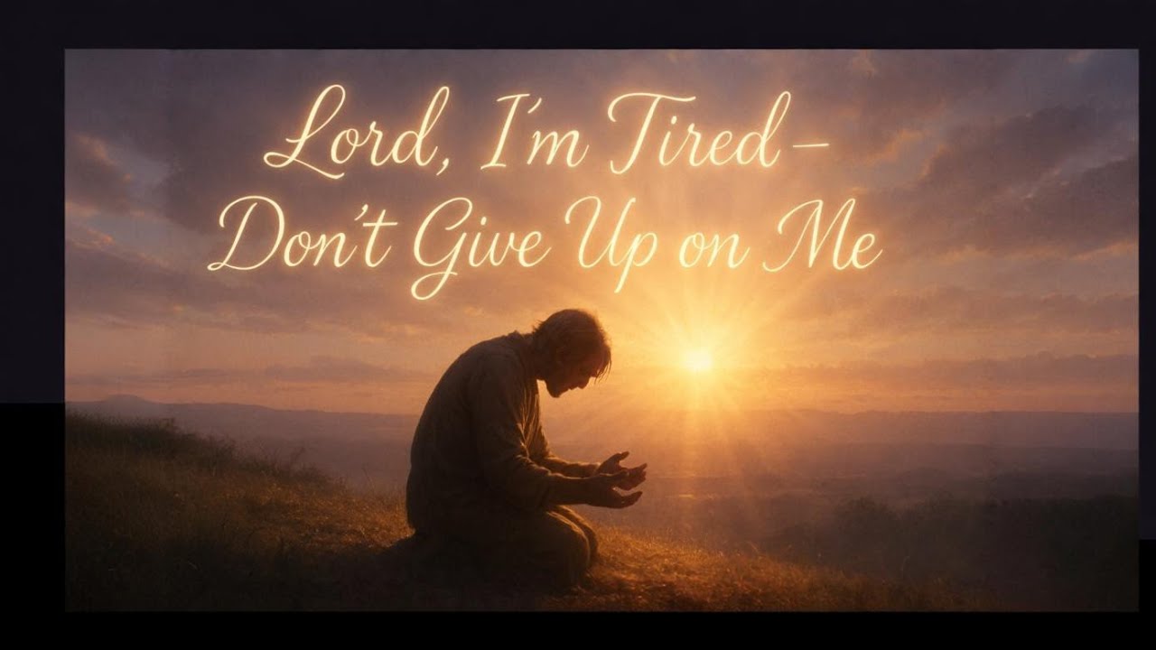 Lord I’m Tired (Don’t Give Up on Me) | Emotional Worship Song (faithful Voices) Official Music 2026