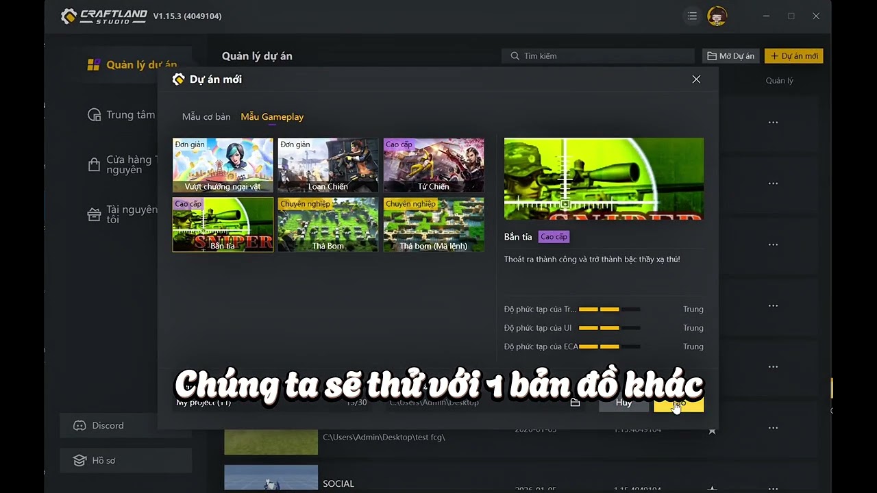 CL tutorial #3 Hướng dẫn thêm các template gameplay