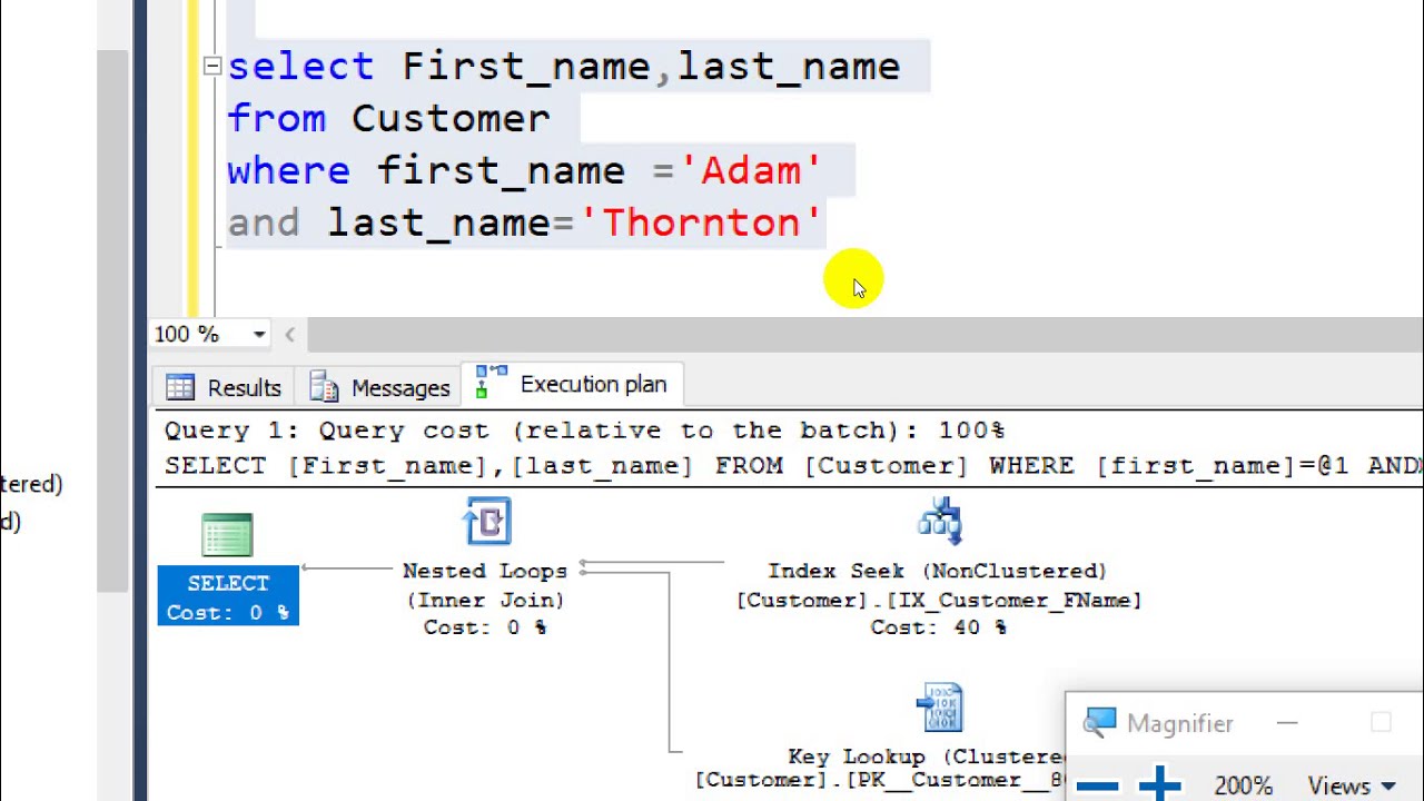 Sql Server - Database index الفهرسة في قواعد البيانات