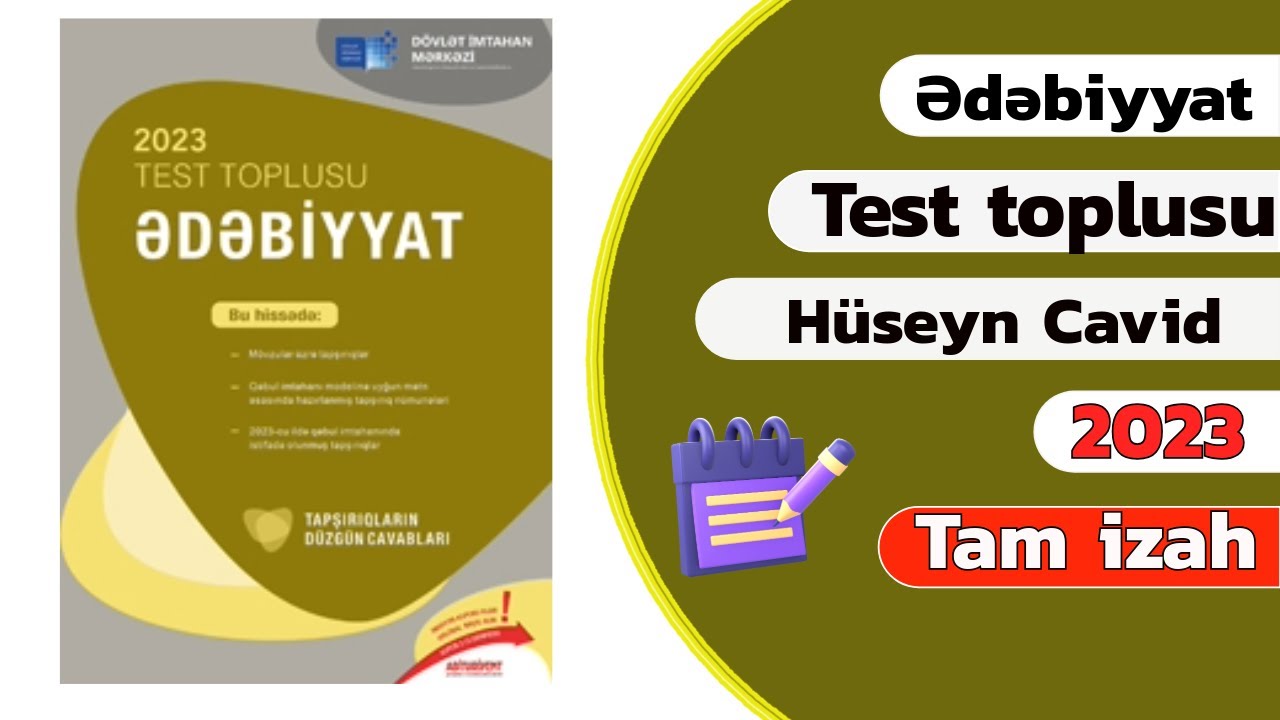 Hüseyn cavid / Ana / İblis / Ədəbiyyat test toplusu 2023 #izah
