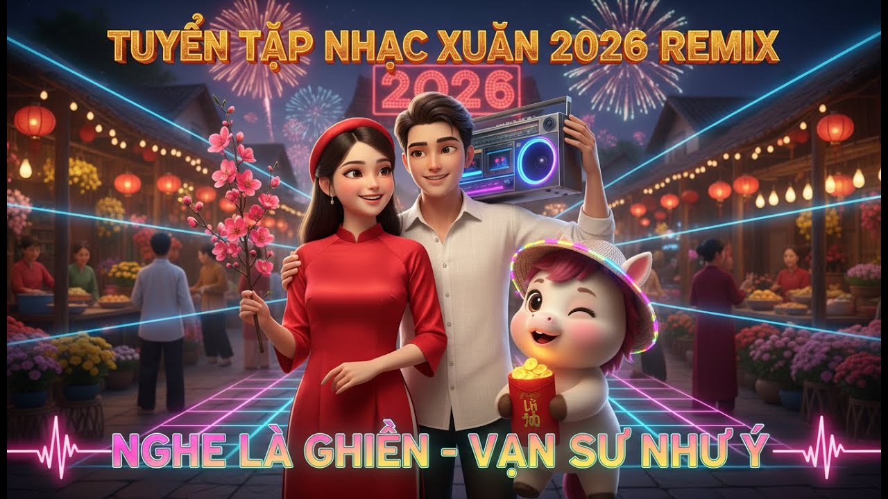 🧧 NGHE LÀ GHIỀN! Tuyển Tập Nhạc Xuân 2026 Remix - Đón Tết Bính Ngọ Vạn Sự Như Ý