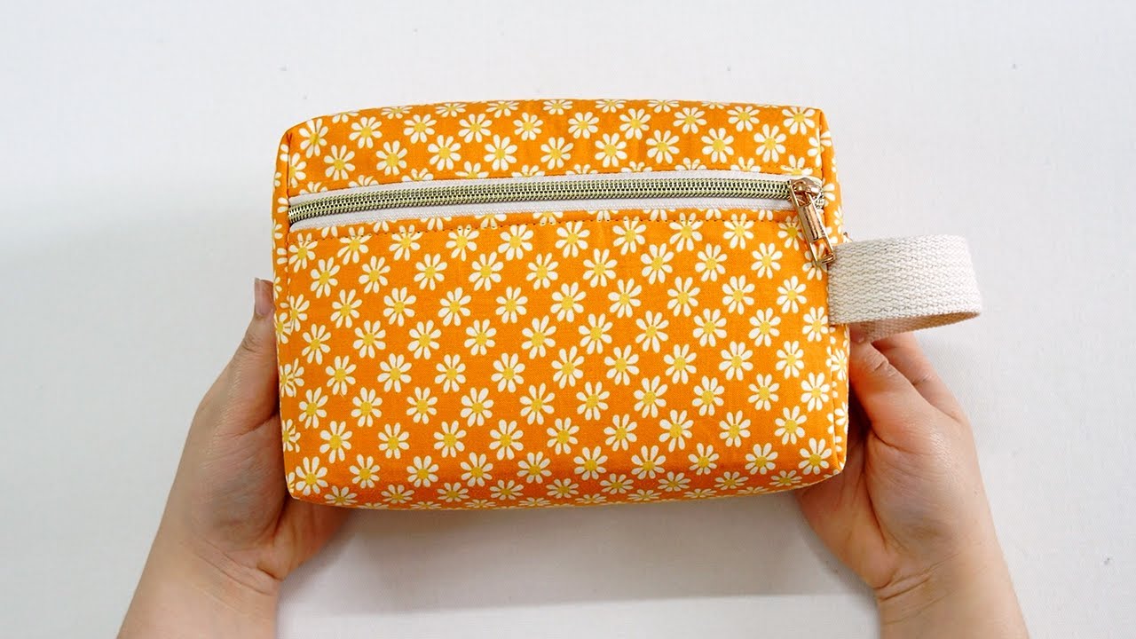 Front Zippered Box Bag Sewing Ideas 💟 Gift Sewing Ideas