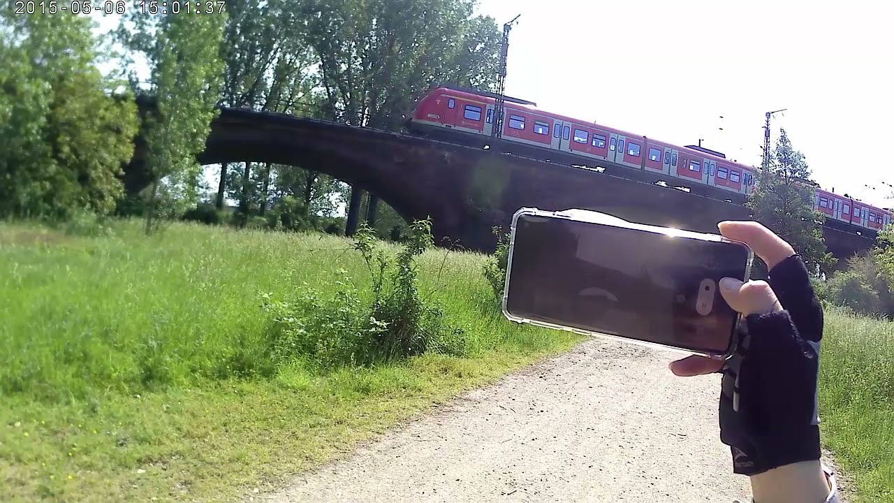 Radtour mit Kamera Hochheim am Main Deutschland