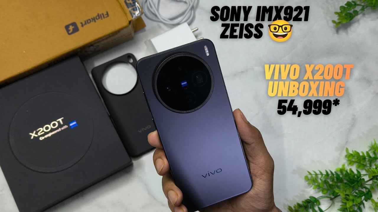 VIVO X200T FLIPKART UNIT UNBOXING - DIMENSITY 9400+ 🚀 SONY IMX921 ZEISS.