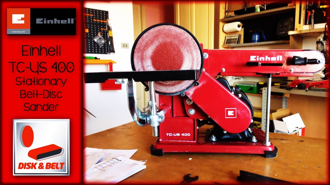 Stationary Belt-Disc Sander TC-US 400 - Einhell [Assembly]
