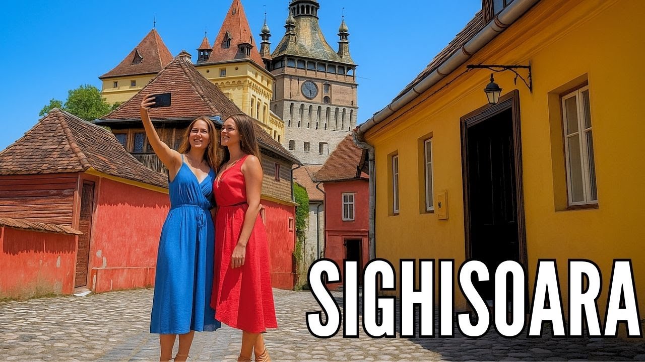Dracula’s Birthplace🧛‍♂️| Walking in Medieval Streets of Sighișoara | Magical Transylvania in 4K 🏰🇷🇴