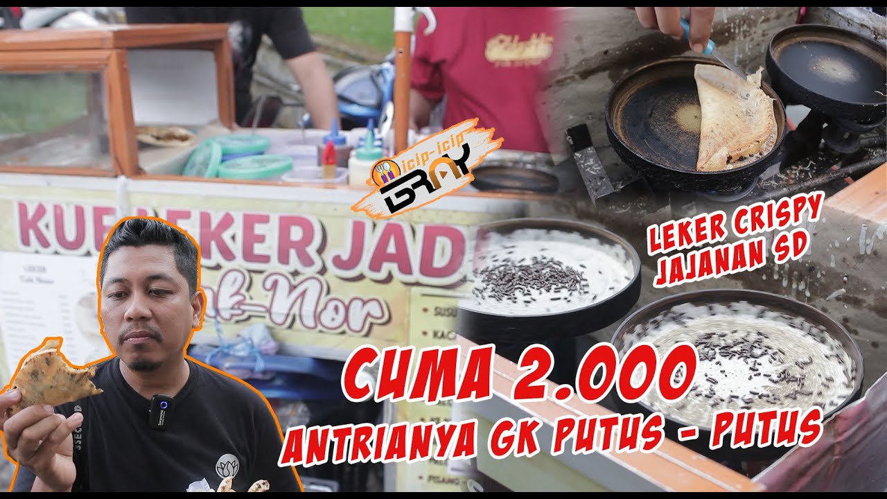 KUE LEKKER MURAH ANTRI PEMBELI | INDONESIA STREET FOOD | jajanan street food | jajanan sd | viral