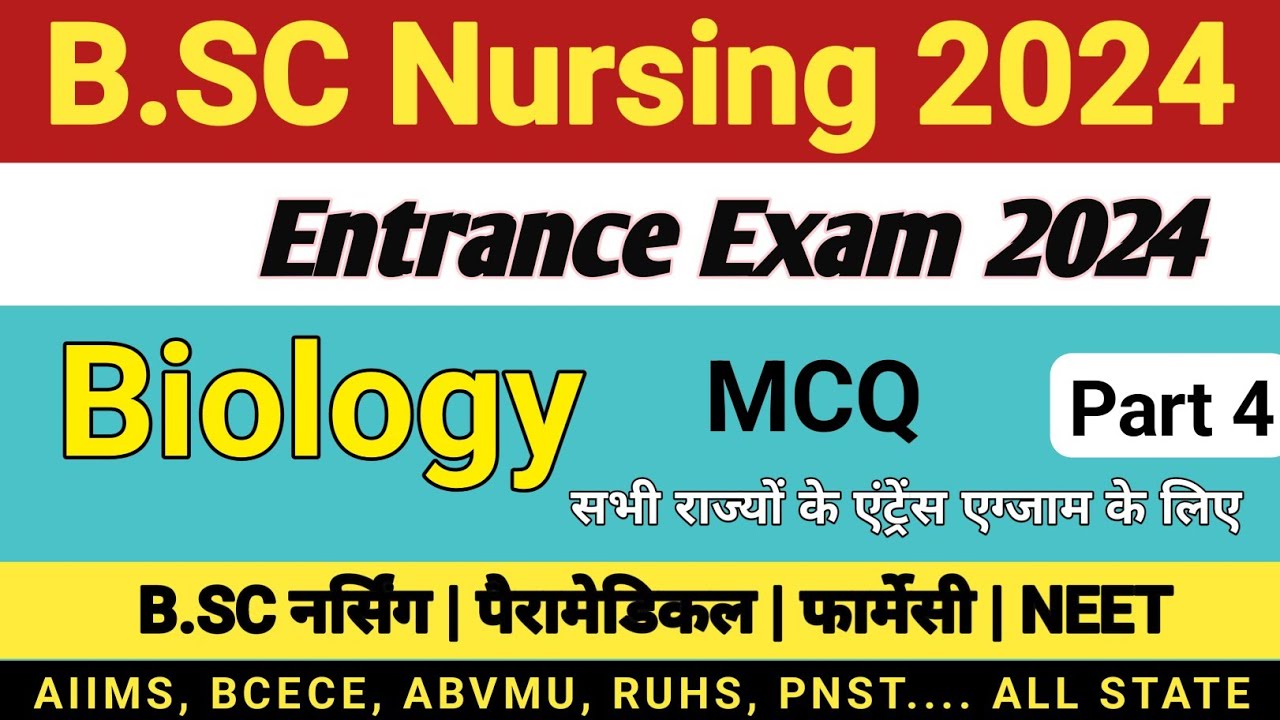 BSC Nursing Biology classes 2024 || bsc nursing class 2024 ||