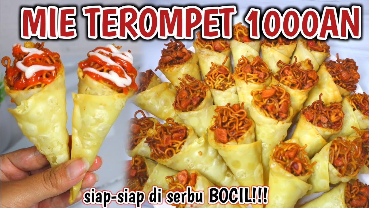 BERAWAL DARI BAHAN SEADANYA GAK NYANGKA LARIS BANGET!! Mie Terompet Super Enak Ide Jualan 1000an