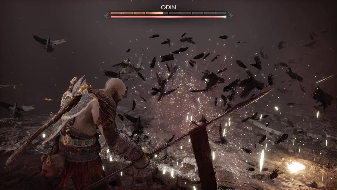 Kratos vs Odin ( God of War Ragnarök )