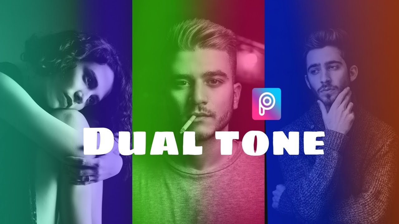 Dual tone editing tutorial| How to edit dual tone using PicsArt app