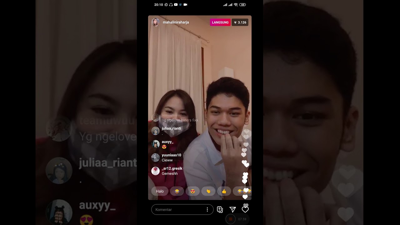 Live Instagram Nuca Lini || 14 Juli 2020