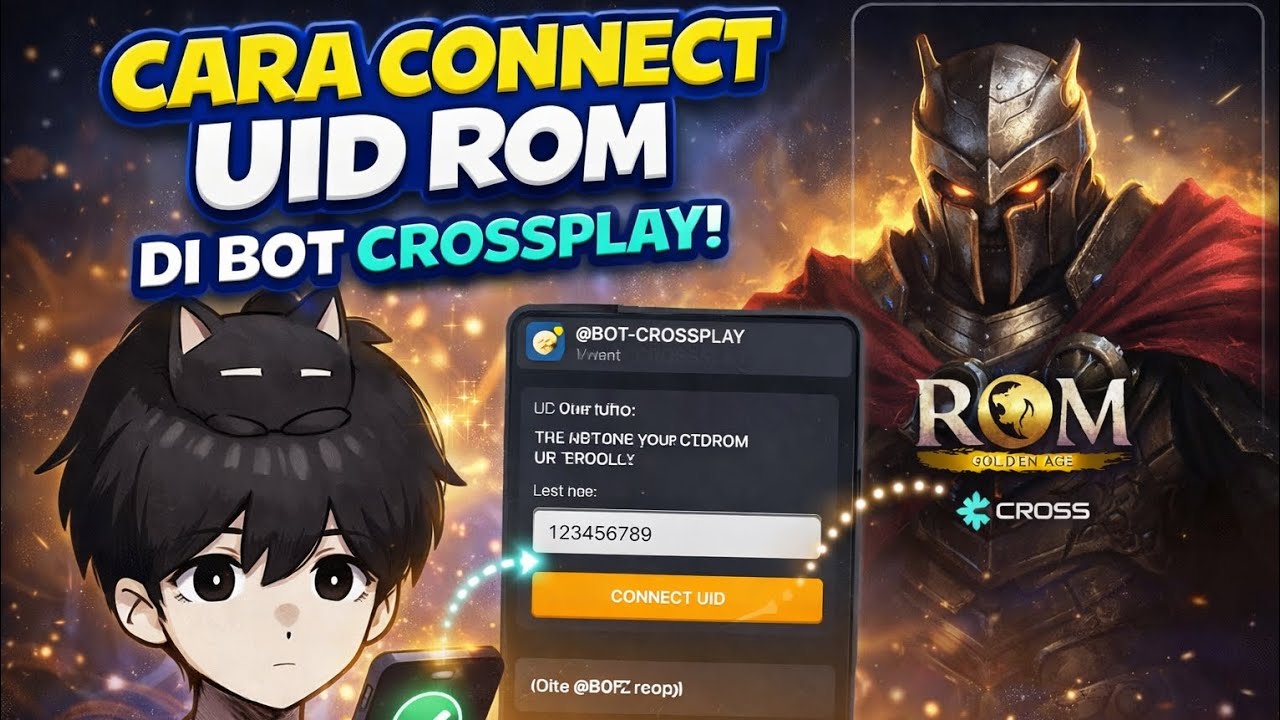 Cara Connect UID ROM di Bot CROSSPLAY | Tutorial Lengkap
