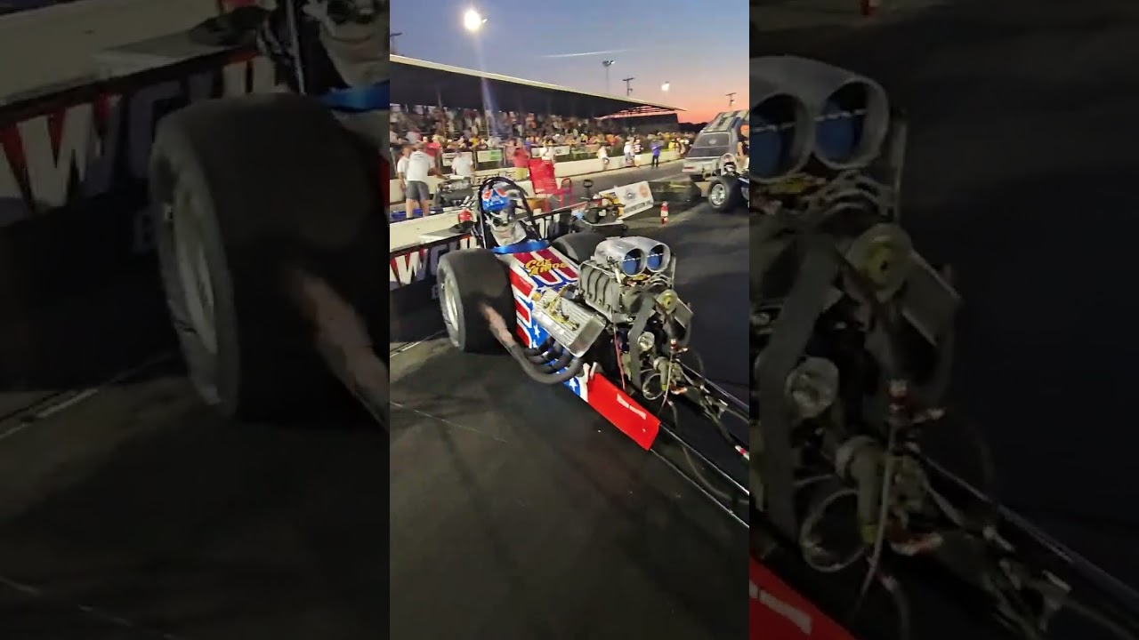 Music City Rod Shop nostalgia Top Fuel Cackle from the 2024 Wally Parks Nostalgia Nationals.