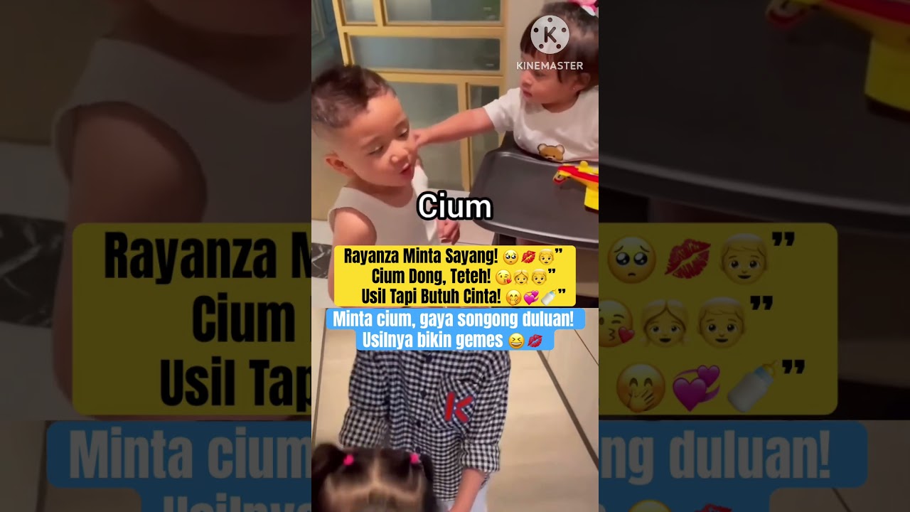 Rayanza Minta Cium Lili, Netizen: Manjanya Kelewat Lucu! 😘👧💖#raffiahmad #nagita #cipung #rans