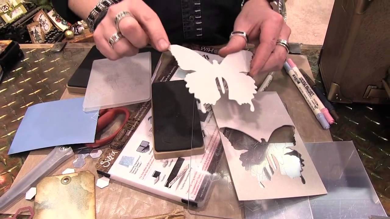 Tim Holtz - Large Die and Texture Fade Kits - CHA Winter 2014