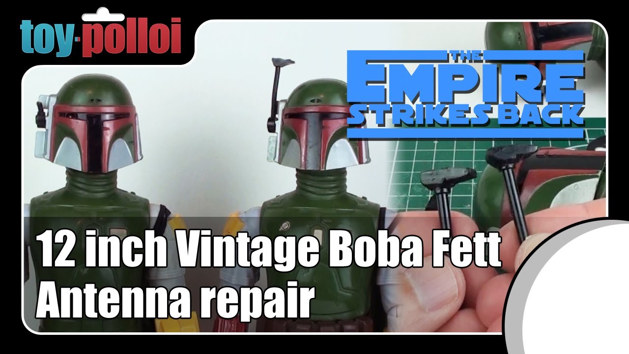 Vintage Boba Fett Range Finder repair, 12 inch Star Wars figure - Toy Polloi