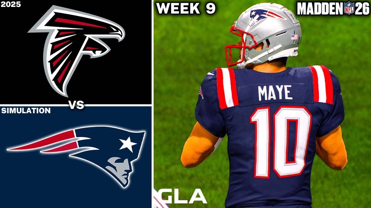 Patriots vs. Falcons | Week 9 Simulation | Madden 26 PS5 Gameplay