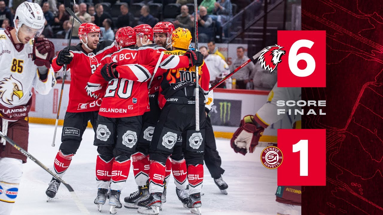 19/09/2023 Lausanne HC 6-1 Genève-Servette HC