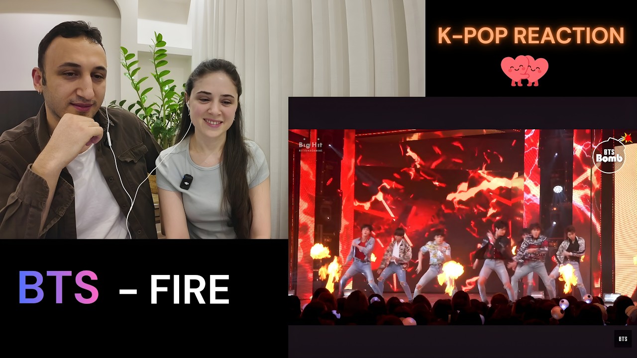 Мы смотрим музыкальное видео и живое выступление BTS - FIRE 💜 #реакциянаbts