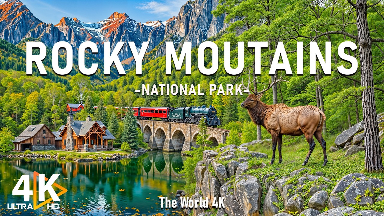ROCKY MOUNTAINS 4K UHD – Glacial Rivers & Vast Horizons | Explore the Heart of the Wild