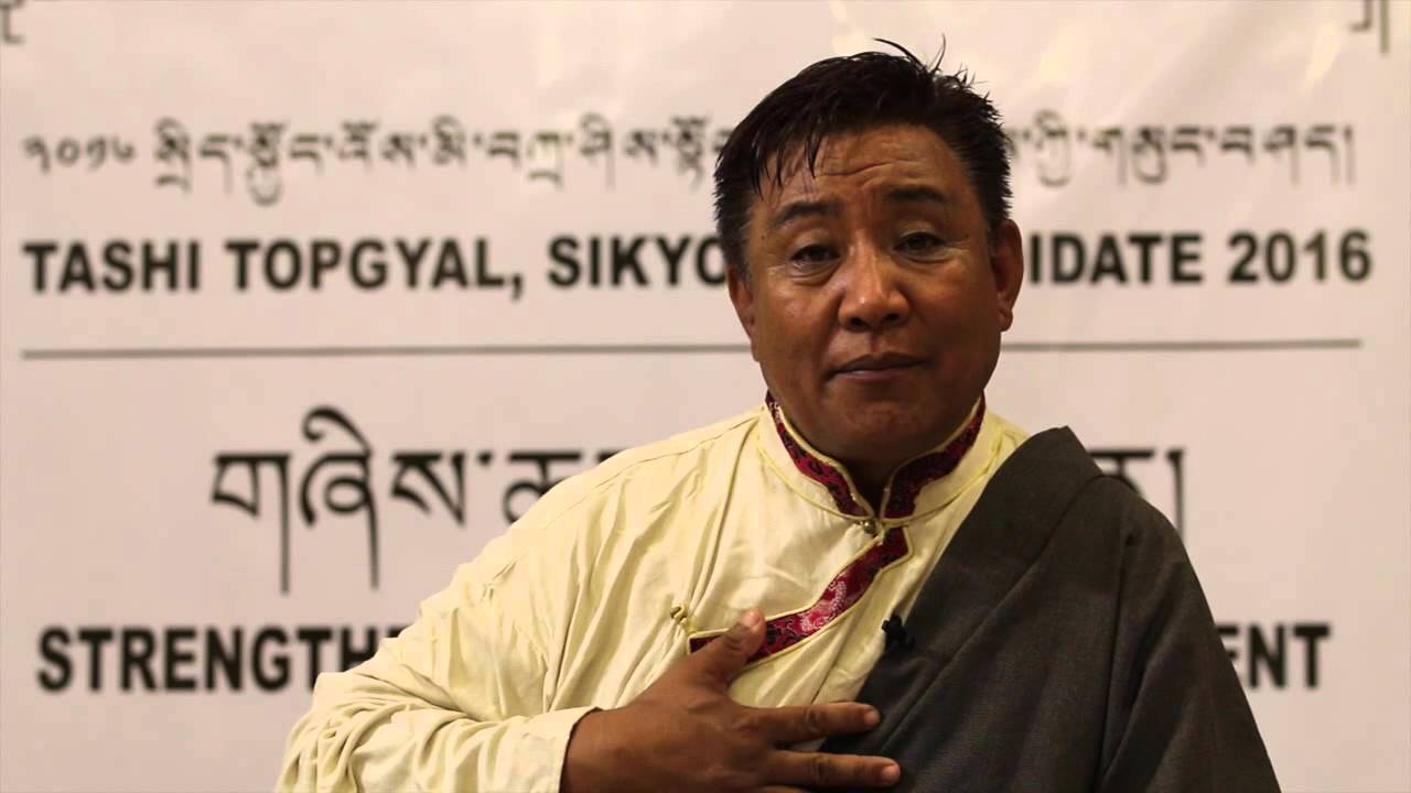 why I stand for Sikyong 2016 - Tashi Topgyal
