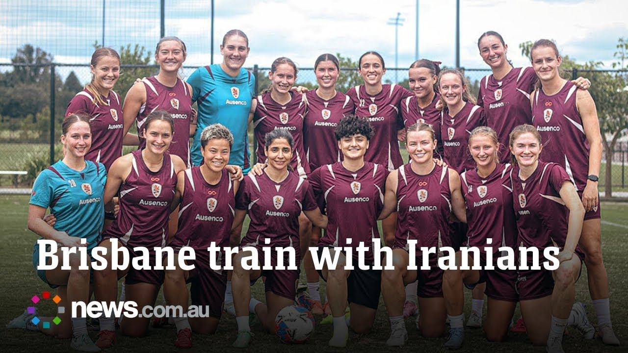 The Iranian women's footballers who returned home were given a hero's welcome