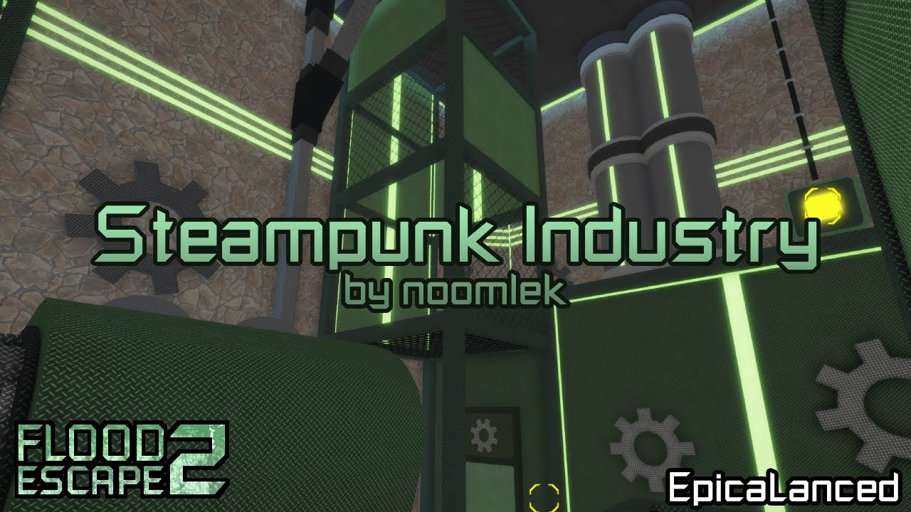 Steampunk Industry [Crazy] by noomlek | Flood Escape 2 Community Maps