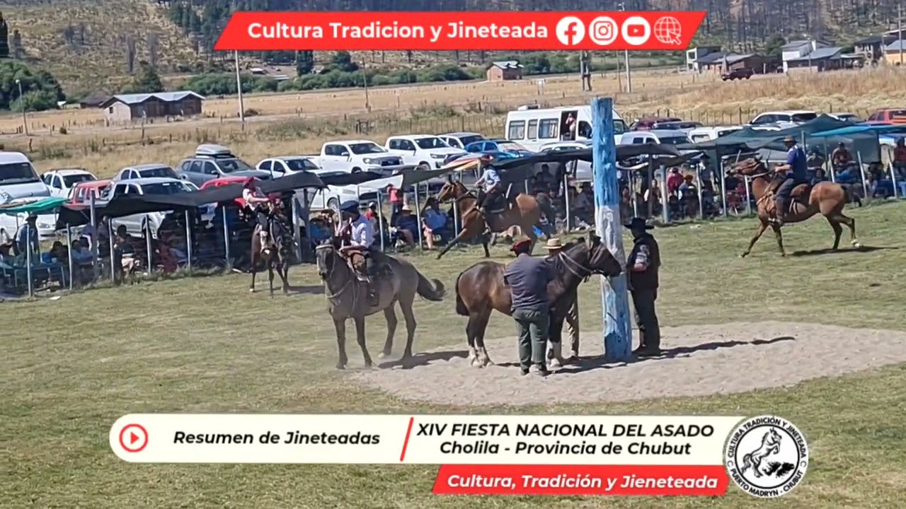 XIV Fiesta Nacional del Asado - Cholila Chubut Resumen de Jineteadas