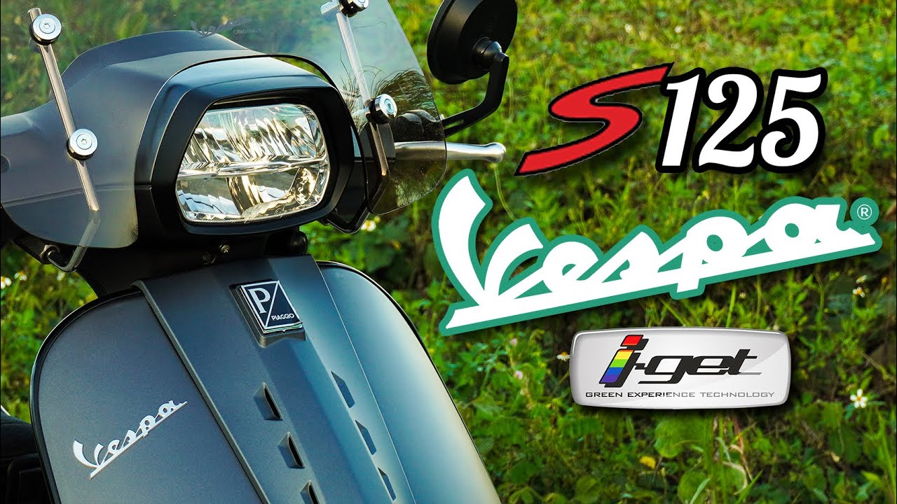 VESPA S125 i-get | Обзор от GARAGE KING PH (плюс куртка Trucker Riding от NEO RETRO MOTO)