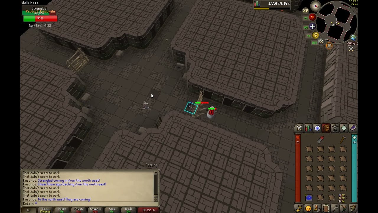 85 Combat Protecting KASONDE From STRANGLED (Desert Treasure II)