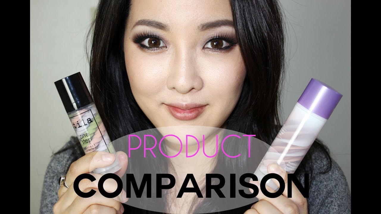 Product Comparison: Stila One Step Correct vs THEFACESHOP BB Base | makeupbydamee