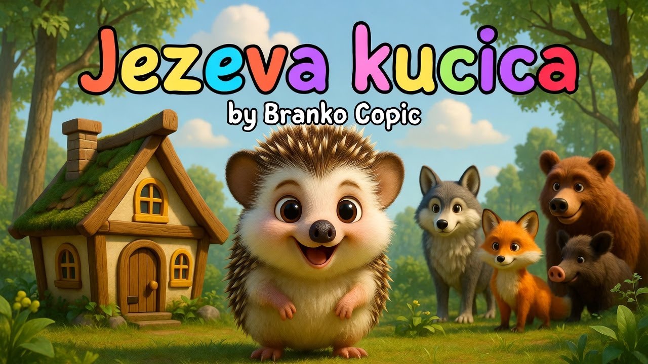 🦔 Ježeva kućica – Branko Ćopić | Pesma za decu 🎶