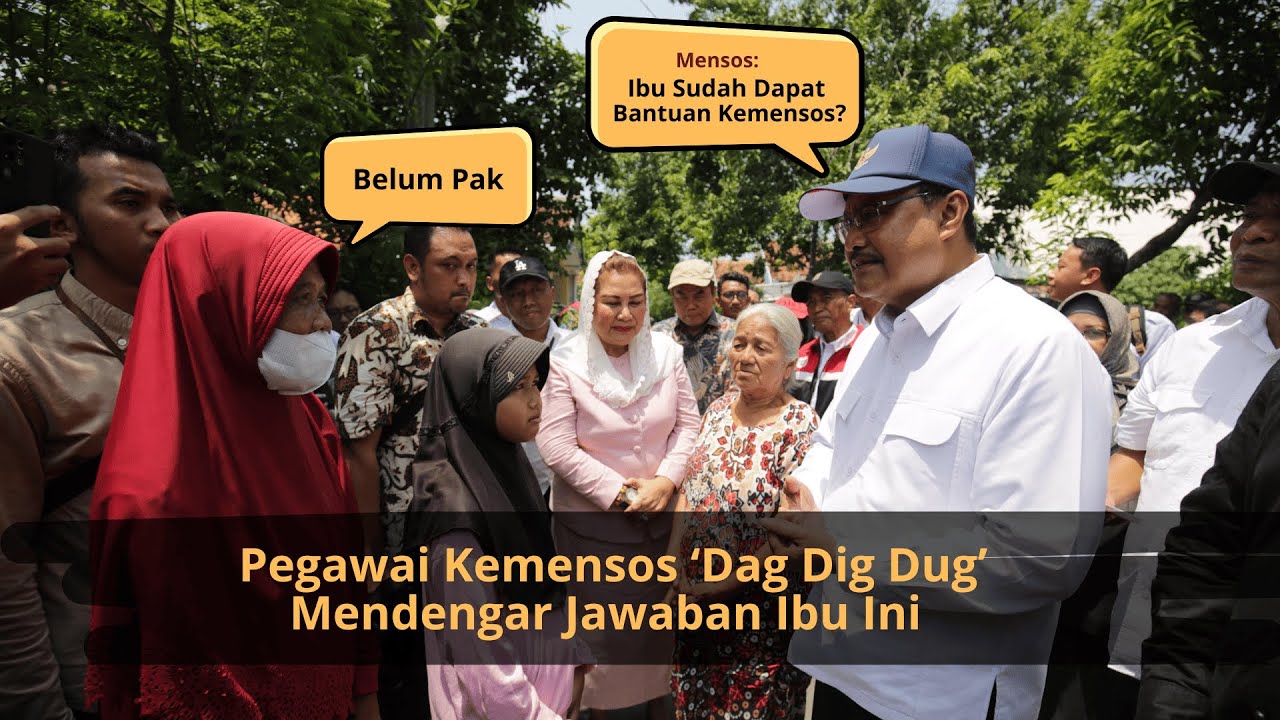 Blusukan Di Semarang, Gus Mensos: Hampir Aja Anak Buah Saya Tak Marahin