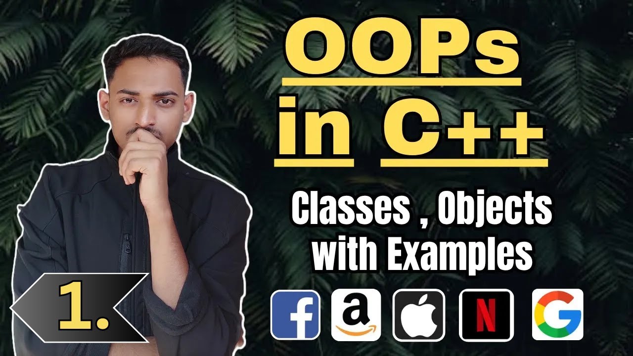 ✅ OOPs in C++ | Classes & Objects | Member Variables & Functions with Hands‑On Examples
