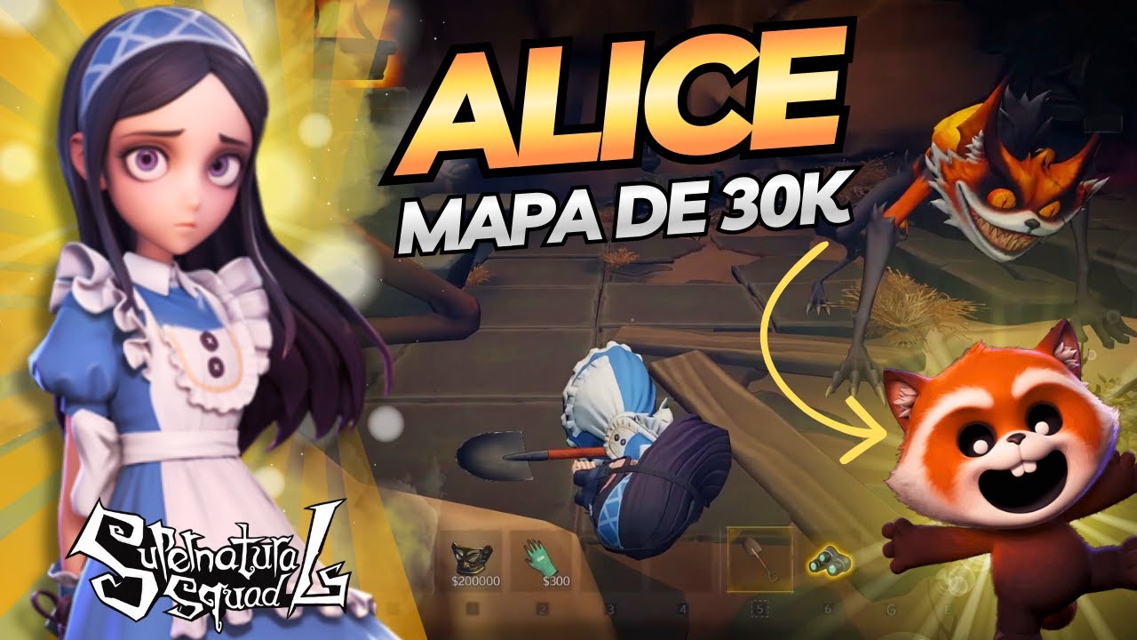 ALICE A PERSONAGEM DE DUAS VIDAS - MAPA DOIS DESBLOQUEADO no Esquadrão Sobrenatural.