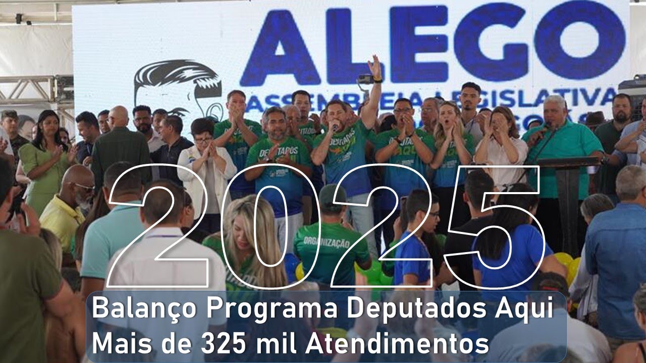 ANews: Balanço do Programa Deputados Aqui - 31 Edições em 2025 - Mais de 325 mil atendimentos (b)