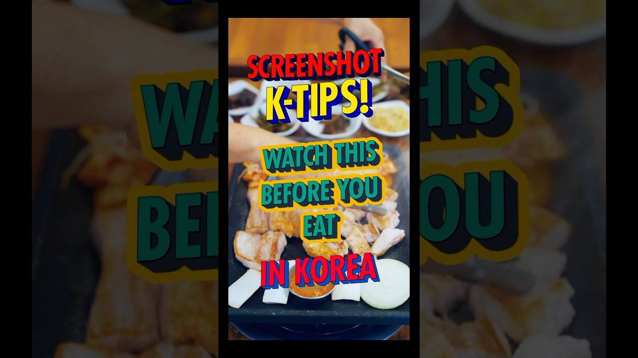 [K-TIPS] When You Visit a Korean Restaurant, Do This! #KoreanRestaurant #K-food