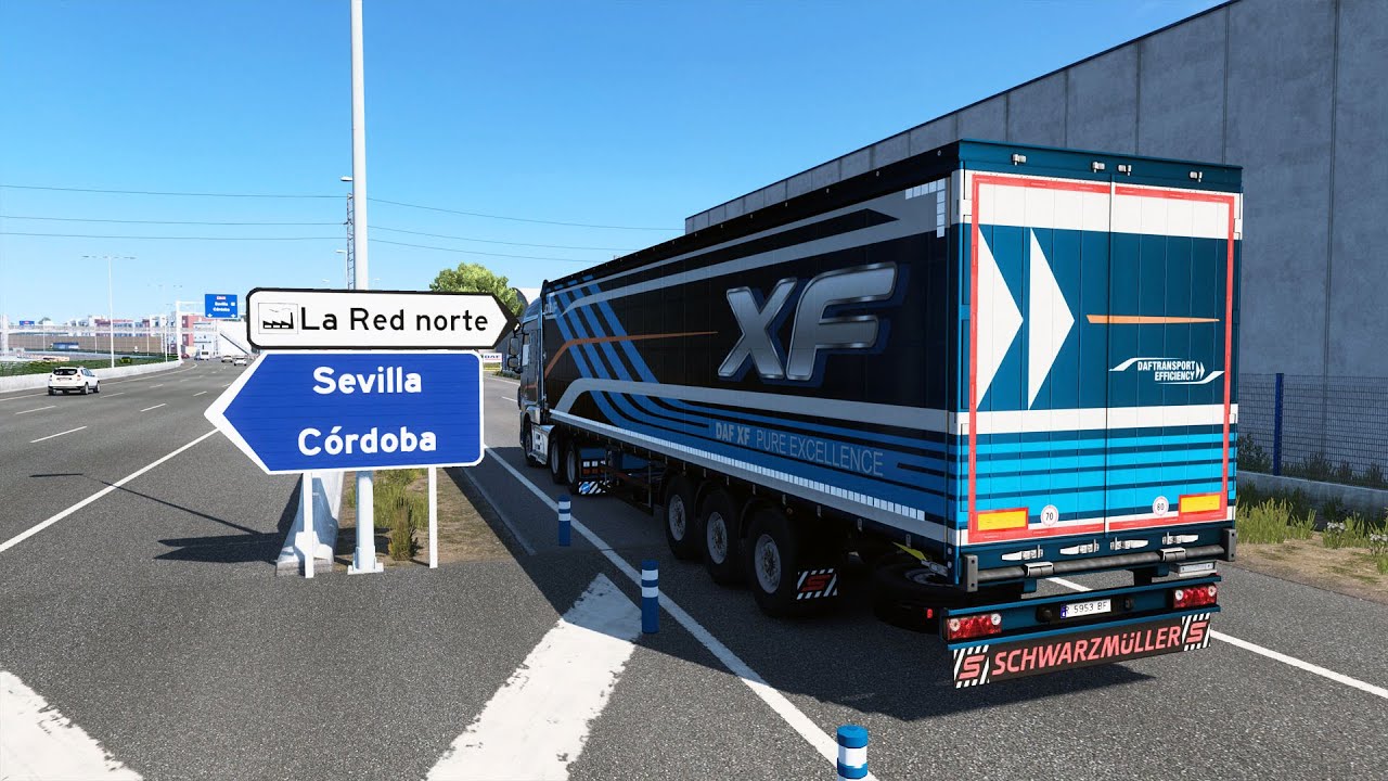 Ruta Granada - Córdoba y Sevilla Con El DAF XF 410 | ETS2 IBERIA