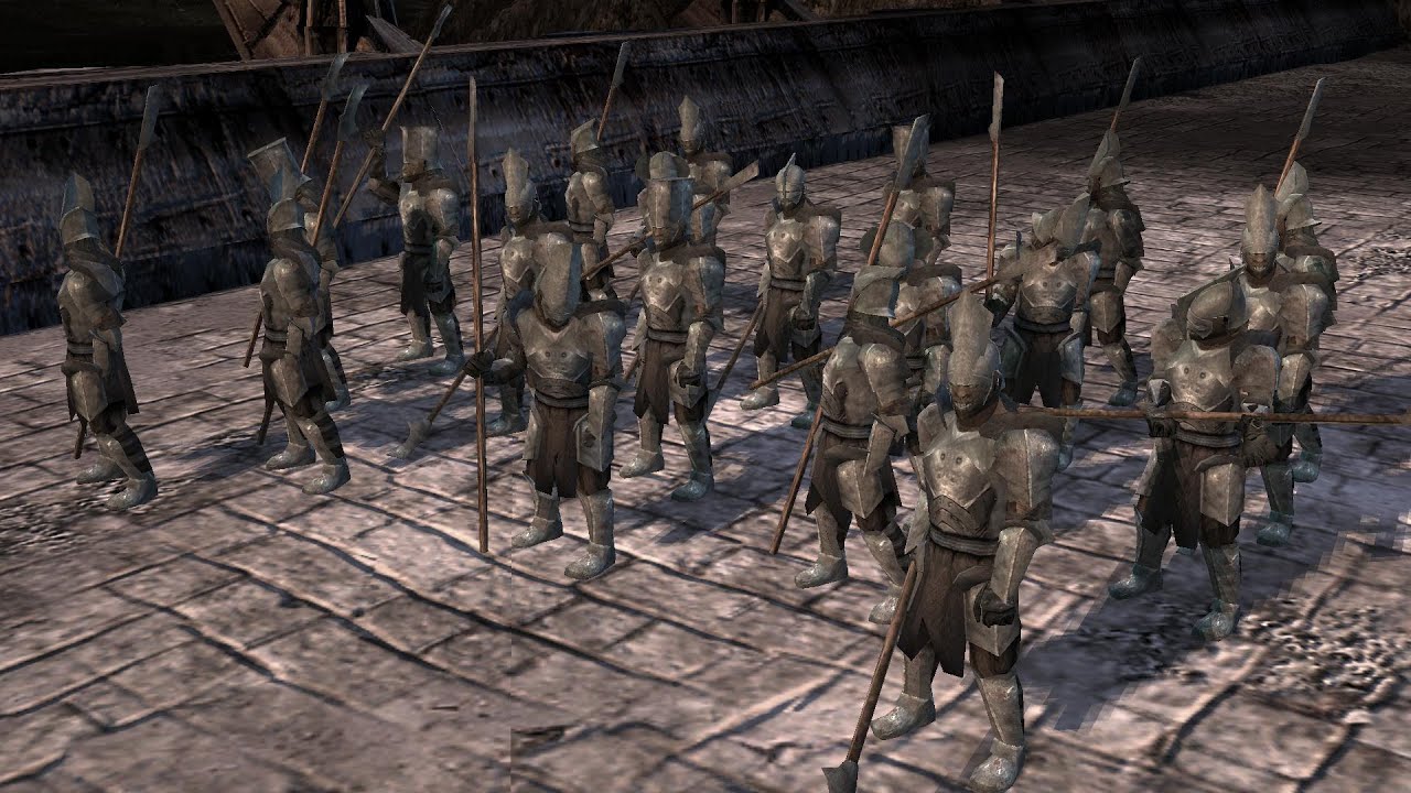 Dol Guldur Spearmen vs Ánorien Pikemen and Fountain Court Guards